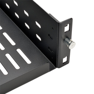 Tripp Lite SRSHELF2PTM Entrepaño Fijo para Instalación En Cantiléver Sin Herramientas En 2U (22.7 Kg [50 Lb] de Capacidad; 45.7 Cm [18"] de Profundidad)