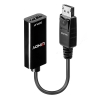Lindy 41718 adaptador de cable de vídeo 0,15 m DisplayPort HDMI Negro Lindy 41718 adaptador de cable de vídeo 0