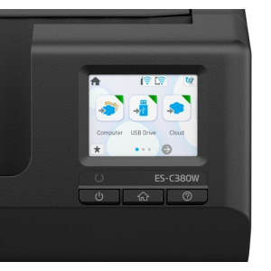 Epson ES-C380W ADF + escáner alimentado por hojas 600 x 600 DPI A4 Negro
