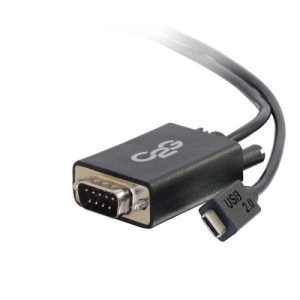 C2G USB2.0-C/DB9 tarjeta y adaptador de interfaz