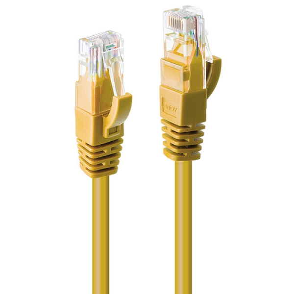 Lindy 48063 cable de red Amarillo 2 m Cat6 U/UTP (UTP)