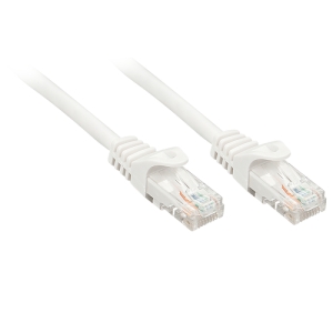 Lindy RJ-45/RJ-45 Cat6 5m cable de red Blanco U/UTP (UTP)