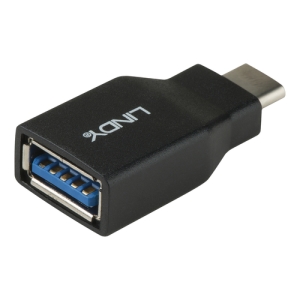 Alternative view of Lindy 41899 cambiador de género para cable USB 3.1-C USB 3.1-A Negro