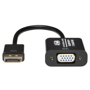 Tripp Lite P134-06N-VGA-V2 adaptador de cable de vídeo 0,15 m DisplayPort VGA (HD15) Negro Tripp Lite P134-06N-VGA-V2 adaptador de cable de vídeo 0,15 m DisplayPort VGA (HD15) Negro