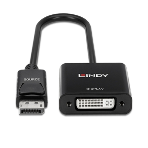 Lindy 41734 adaptador de cable de vídeo Negro
