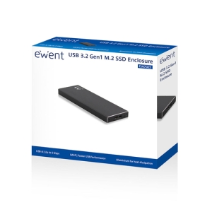 Ewent EW7023 caja para disco duro externo Caja externa para unidad de estado sólido (SSD) Negro M.2 Ewent EW7023 caja para disco duro externo Caja externa para unidad de estado sólido (SSD) Negro M.2