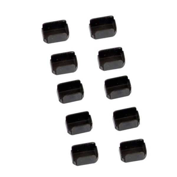 Lindy 40456 bloqueador de puerto DisplayPort Negro Acrilonitrilo butadieno estireno (ABS) 10 pieza(s)