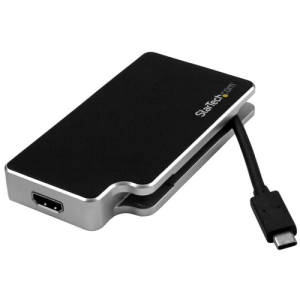 StarTech.com Adaptador de Viajes A/V 3-en-1 USB-C a VGA, DVI o HDMI - 4K StarTech.com Adaptador de Viajes A/V 3-en-1 USB-C a VGA, DVI o HDMI - 4K