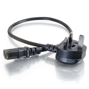 C2G 5m Power Cable Negro BS 1363 C13 acoplador