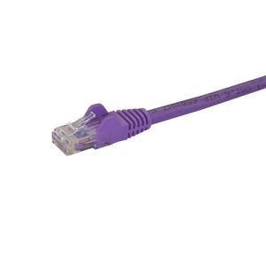 StarTech.com Cable de Red de 10m Púrpura Cat6 UTP Ethernet Gigabit RJ45 sin Enganches