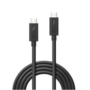 Alternative view of Lindy 41556 cable Thunderbolt 1 m 20 Gbit/s Negro