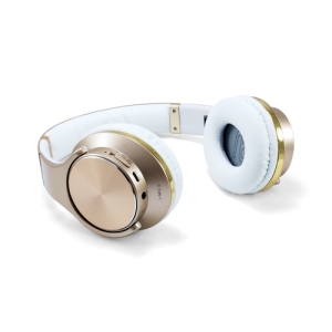 Conceptronic CHSPBTNFCSPKG auricular y casco Auriculares Inalámbrico y alámbrico Diadema Llamadas/Música MicroUSB Bluetooth Oro