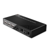 Lindy 32809 interruptor KVM Negro
