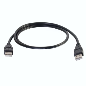 C2G Cable USB 2.0 macho A a macho A de 1 m, negro