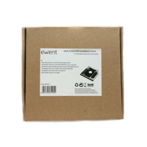 Ewent EW7003 funda para disco duro externo Acrilonitrilo butadieno estireno (ABS), Aluminio Negro, Blanco Ewent EW7003 funda para disco duro externo Acrilonitrilo butadieno estireno (ABS), Aluminio Negro, Blanco