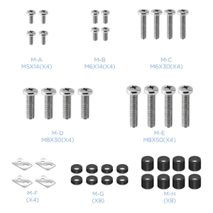 TooQ Soporte de Pared para Monitor / TV LCD, Plasma de 60-100, Negro