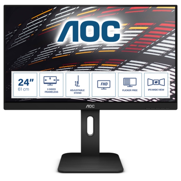 AOC P1 X24P1 pantalla para PC 61 cm (24") 1920 x 1200 Pixeles WUXGA LED Negro