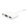 Equip 133462 hub de interfaz USB 3.2 Gen 1 (3.1 Gen 1) Type-C Blanco Equip 133462 hub de interfaz USB 3.2 Gen 1 (3.1 Gen 1) Type-C Blanco