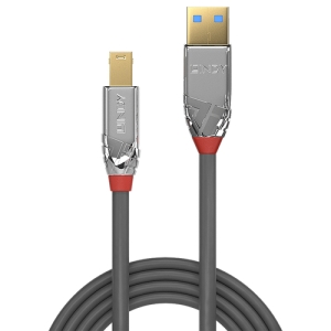 Alternative view of Lindy 36663 cable USB 3 m USB 3.2 Gen 1 (3.1 Gen 1) USB A USB B Gris