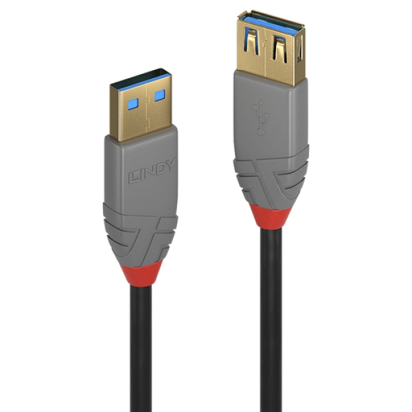 Lindy 36763 cable USB 3 m USB 3.2 Gen 1 (3.1 Gen 1) USB A Negro