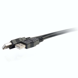 C2G Cable USB 2.0 macho A a macho A de 1 m, negro