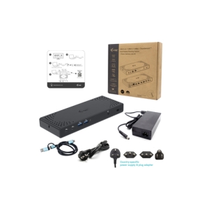 i-tec USB 3.0 / USB-C / Thunderbolt 3 Dual Display Docking Station Gen2 + Power Delivery 100W i-tec USB 3.0 / USB-C / Thunderbolt 3 Dual Display Docking Station Gen2 + Power Delivery 100W