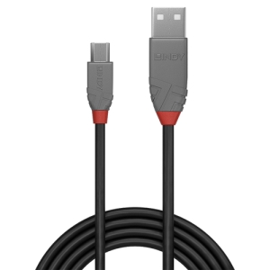5 m USB 2.0 USB A Micro-USB B Negro