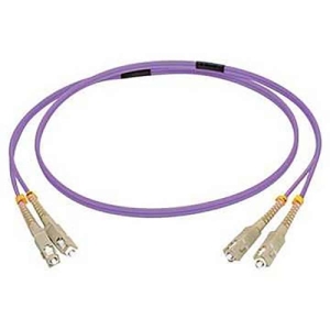 C2G CABLE DE FIBRA SC/SC OM4 LSZH DE 7 M - VIOLETA
