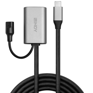 Alternative view of Lindy 43270 cable USB 5 m USB 3.2 Gen 1 (3.1 Gen 1) USB C USB A Plata