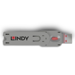 Lindy 40620 bloqueador de puerto Llave de bloqueador de puerto USB tipo A Rosa Acrilonitrilo butadieno estireno (ABS) 1 pieza(s)