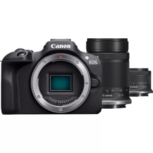 Canon EOS R100 + RF-S 18-45mm F4.5-6.3 IS STM + RF-S 55-200mm F5-7.1 IS STM Kit MILC 24