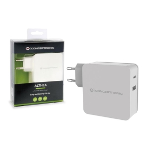 Conceptronic ALTHEA02W cargador de dispositivo móvil Blanco Interior