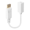 Lindy 41060 adaptador de cable de vídeo 0,15 m DisplayPort Mini DisplayPort Blanco Lindy 41060 adaptador de cable de vídeo 0