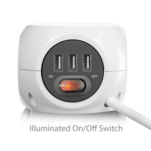 Ewent EW3939 base múltiple 1,5 m 3 salidas AC Interior Blanco Ewent EW3939 base múltiple 1,5 m 3 salidas AC Interior Blanco - Imagen 6