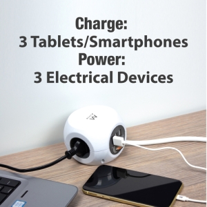 Ewent EW3939 base múltiple 1,5 m 3 salidas AC Interior Blanco Ewent EW3939 base múltiple 1,5 m 3 salidas AC Interior Blanco