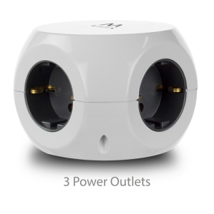 5 m 3 salidas AC Interior Blanco