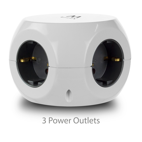 Ewent EW3939 base múltiple 1,5 m 3 salidas AC Interior Blanco 5 m 3 salidas AC Interior Blanco