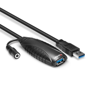 Lindy 43156 cable USB 10 m USB 3.2 Gen 1 (3.1 Gen 1) USB A Negro