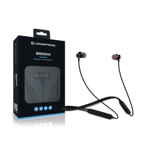 Conceptronic BRENDAN01B auricular y casco Auriculares Inalámbrico Dentro de oído Llamadas/Música Bluetooth Negro