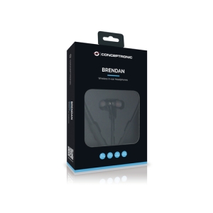 Conceptronic BRENDAN01B auricular y casco Auriculares Inalámbrico Dentro de oído Llamadas/Música Bluetooth Negro Conceptronic BRENDAN01B auricular y casco Auriculares Inalámbrico Dentro de oído Llamadas/Música Bluetooth Negro
