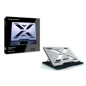 Conceptronic THANA ERGO S, Laptop Cooling Stand Soporte para ordenador portátil Gris 39,6 cm (15.6") Laptop Cooling Stand Soporte para ordenador portátil Gris 39
