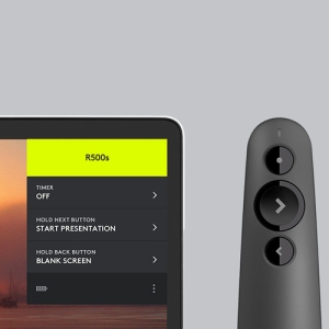 Logitech R500 apuntador inalámbricos Bluetooth/RF Grafito