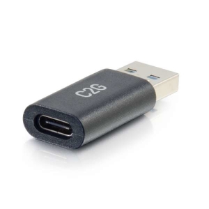 C2G Convertidor adaptador USB-C® hembra a USB-A macho SuperSpeed de 5 GB/s