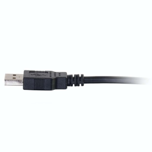 C2G Cable USB 2.0 macho A a macho A de 1 m, negro