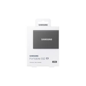 Samsung Portable SSD T7 2000 GB Gris Samsung Portable SSD T7 2000 GB Gris