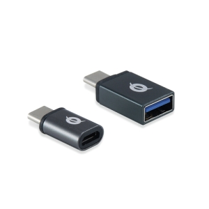 Conceptronic DONN04G cambiador de género para cable USB 3.1 Gen 1 Type-C