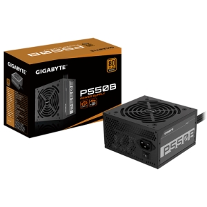 Gigabyte P550B unidad de fuente de alimentación 550 W 20+4 pin ATX ATX Negro