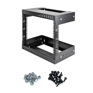 StarTech.com Rack 8U de 19" de Marco Abierto para Montaje en Pared de 2 Columnas - Rack con Profundidad Ajustable de 30,4cm a 50,8cm/12" a 20" - con Tuercas Enjauladas y Tornillos StarTech.com Rack 8U de 19" de Marco Abierto para Montaje en Pared de 2 Columnas - Rack con Profundidad Ajustable de 30,4cm a 50,8cm/12" a 20" - con Tuercas Enjauladas y Tornillos