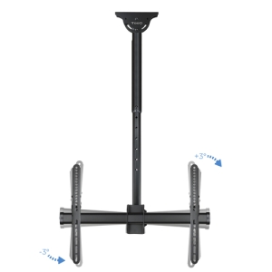 TooQ LPCE1170TSLI-B soporte para pantalla de señalización 177,8 cm (70") Negro