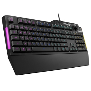 ASUS TUF Gaming K1 teclado USB Inglés, Español Negro